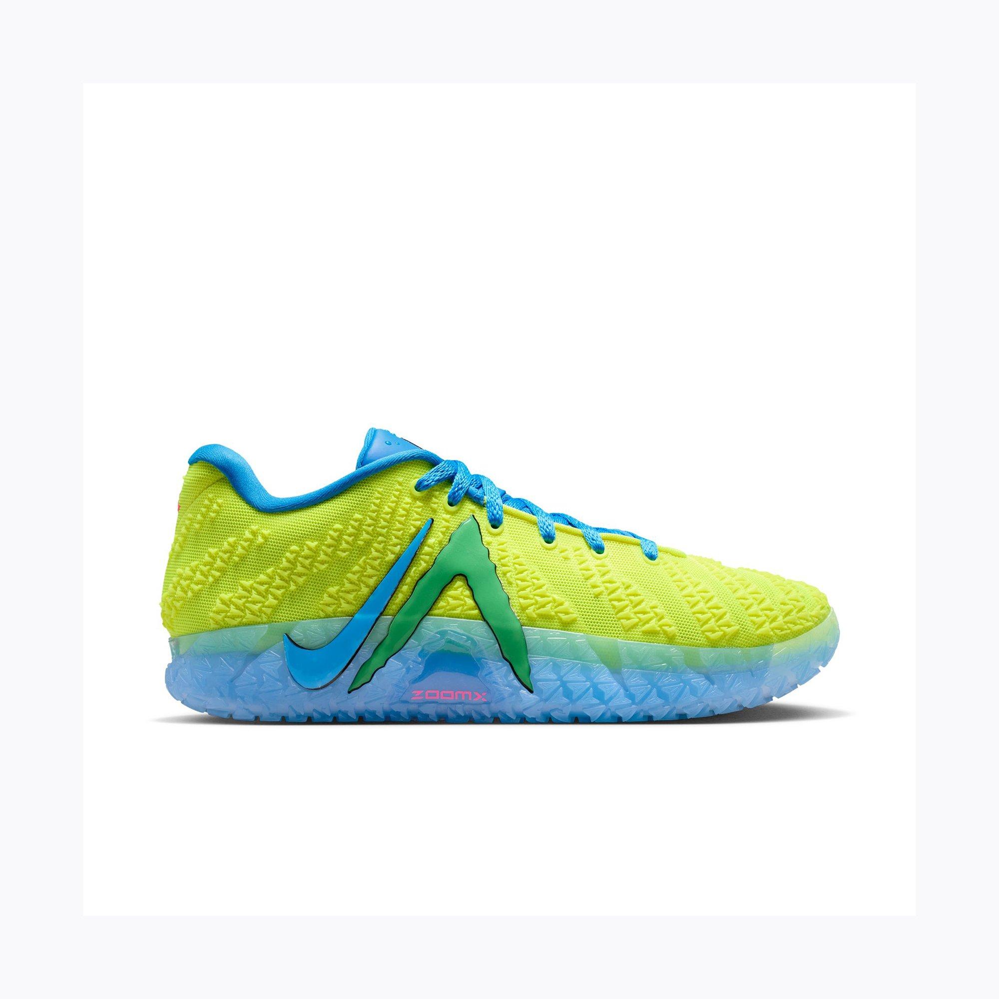Nike Ja 3 "Kool Aid" Grade School Kids' Basketball Shoe - LEMON VENOM/PHOTO BLUE/GREEN SPARK